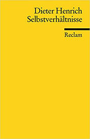 Dieter Henrich Selbstverhaeltnisse COVER