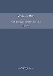 Wolfgang Marx Heidegger Seyn COVER