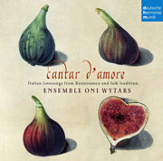 Ensemble Oni Wytars: cantar d’amore - Cover