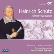 Schütz - Johannespassion - Cover