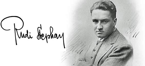 Rudi Stephan – mit Signatur