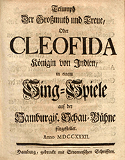 Cleofida Singspiel