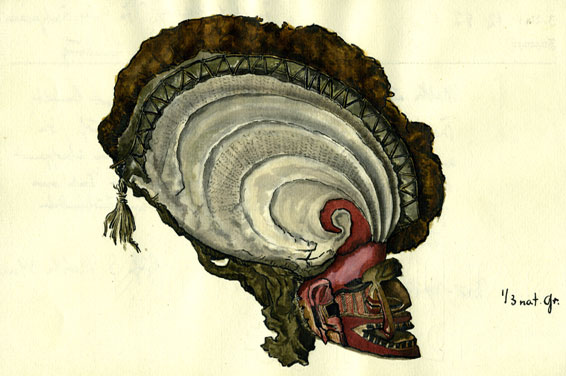 Inventarzeichnung. © MARKK (siehe Bildunterschrift)