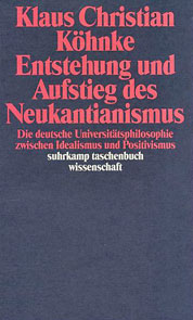 Buchumschlag neokantianismus
