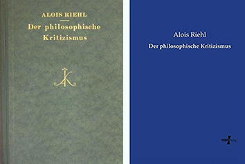 Kritizismus Alois Riehl COVER