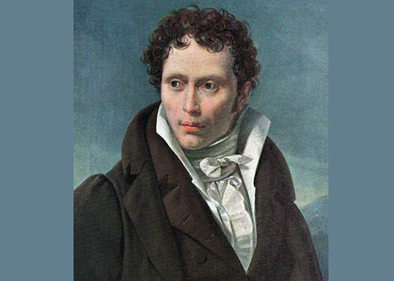 Arthur Schopenhauer Portrait by Ludwig Sigismund Ruhl 1815