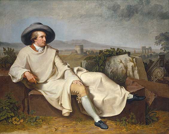 Erzaehler 04 Johann Heinrich Wilhelm Tischbein Goethe in the Roman Campagna Google Art Project