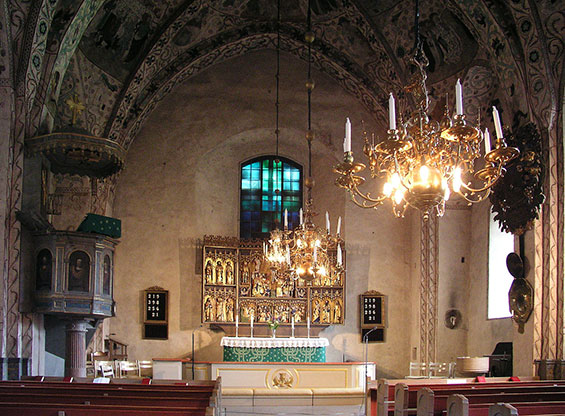 Schach Kirche von Taeby