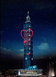 taipei101 Lichtshow