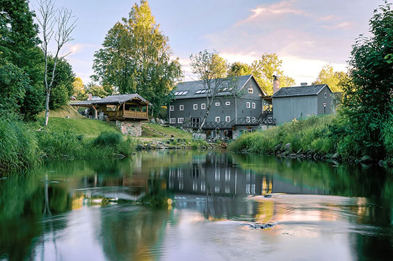 Litauen 06 Mill Bathhouse F Angelų Malūnas