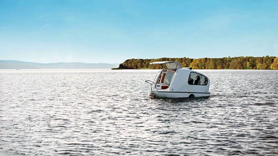 Litauen 08 Mobile home on water F Getrest.lt