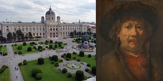 Wien 01 rembrandt harmensz van rijn kleines selbstbildnis C KHM Museumsverband F A Guettl