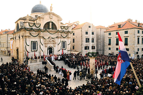 Dalmatien 01 Fest des hl Blasius Schutzpatron