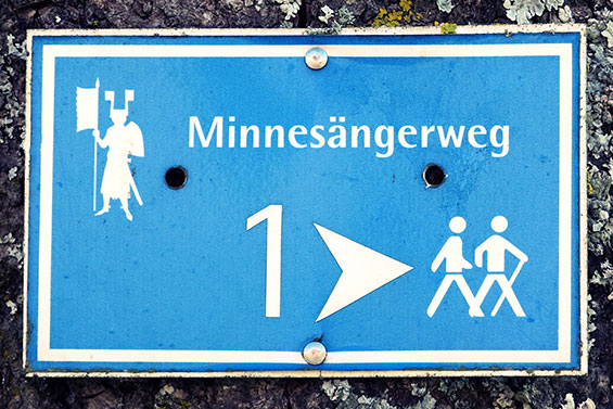 Wandern auf dem Minnesängerweg F Marc Peschke