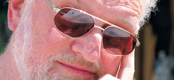 Im Gespräch: Dagmar Seifert mit dem Schriftsteller Uwe Friesel