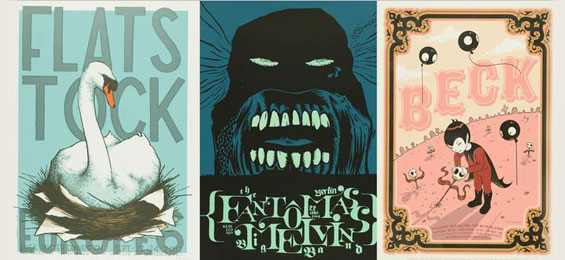 Poster Rock. Gig-Poster und die Flatstock Convention