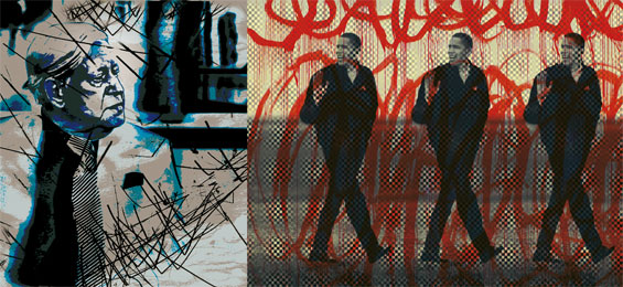 Ernst-Hermann Ruth: „Helmut Schmidt meets Barack Obama“