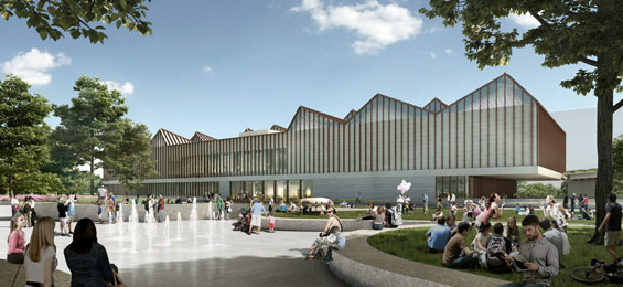 Neues Zentrum für zeitgenössische Kunst im Baltikum - Adjaye Associates (UK) und AB3D (LV)