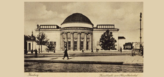 150 Jahre Hamburger Kunsthalle Historische Postkarte Foto Christoph Irrgang
