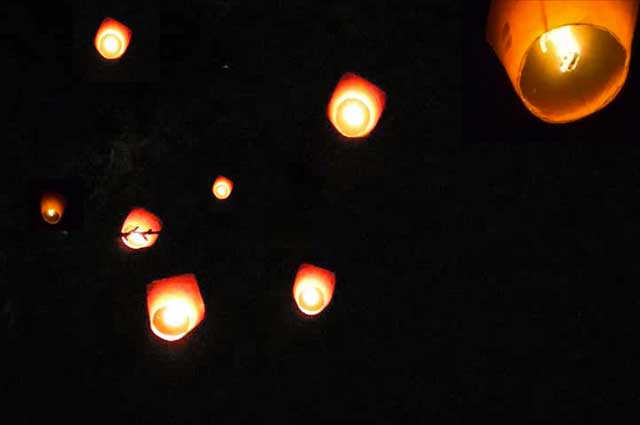 Sky Lanterns in Pingxi