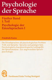 Psychologie der Sprache COVER2