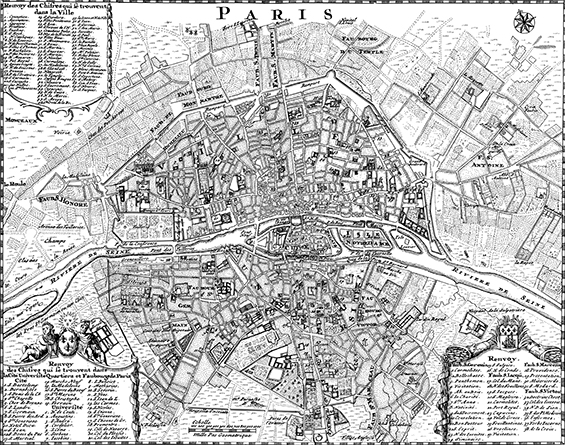 01 Paris Map F Gordon Johnson