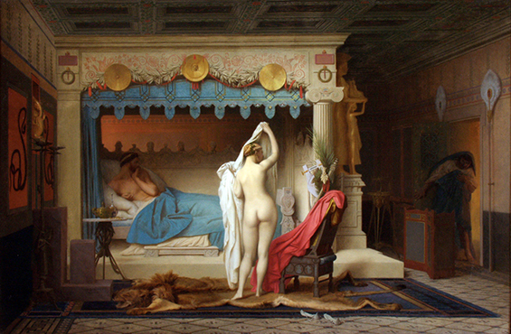 Scham 01 Jean Léon Gérôme El rey Candaules