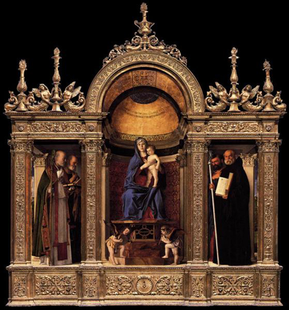 6 frari triptych 1488 Bellini