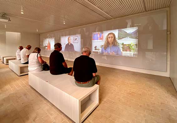 Flugt 04 Fluchtmuseum Videoraum F Claus Friede