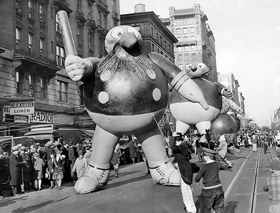 Katzenjammer Kids Thanksgiving Parade NYC 1929 Heliumballons