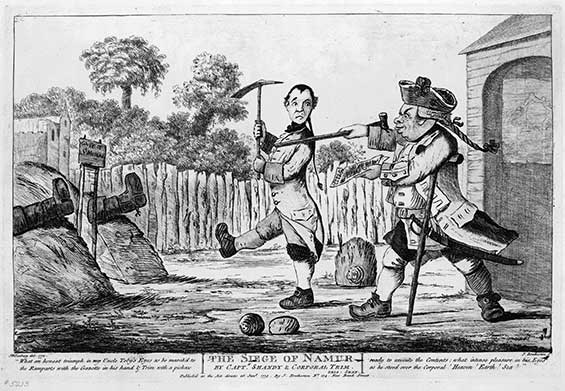 The siege of namur by captn shandy and corporal trim