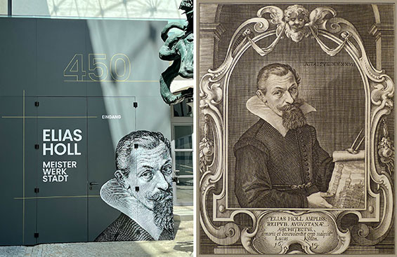 Augsburg 03 Ausstellungseingang F KMA Monika Harrer Elias Holl Stich