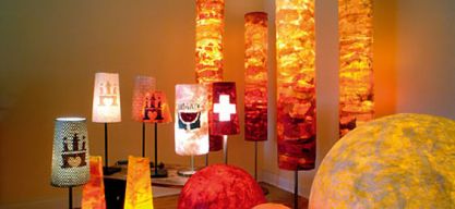 Hamburg mit Herz - Lampendesign von Bettina Huchtemann