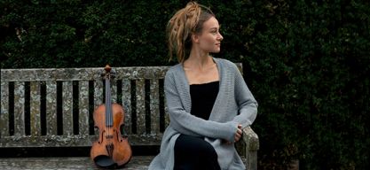 Die Violinistin Anna Agafia Egholm: Berührend, beängstigend, beklemmend, befreiend... 